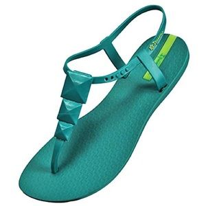 Impanema Teal Maya Thong Sandals Sz 9